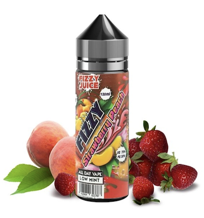 Strawberry Peach Fizzy Juice - 100ml