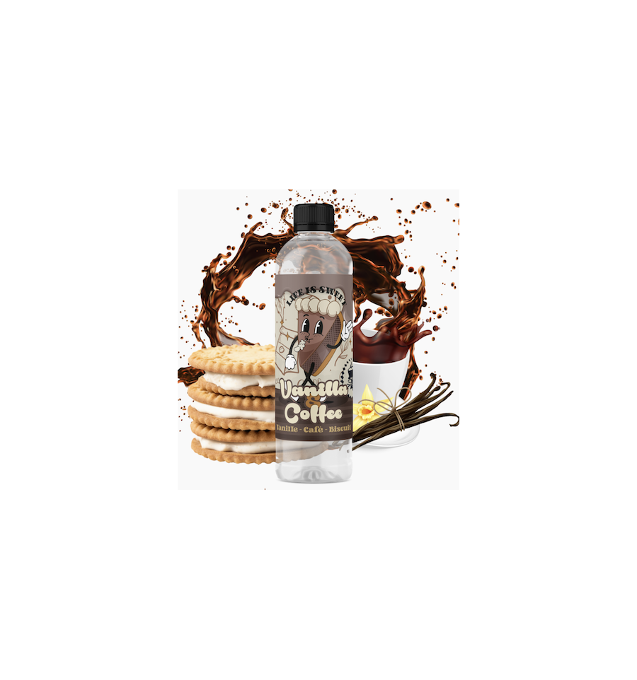 E-liquide Vanilla & Coffee Life is Sweet - 500ml - caf vanille