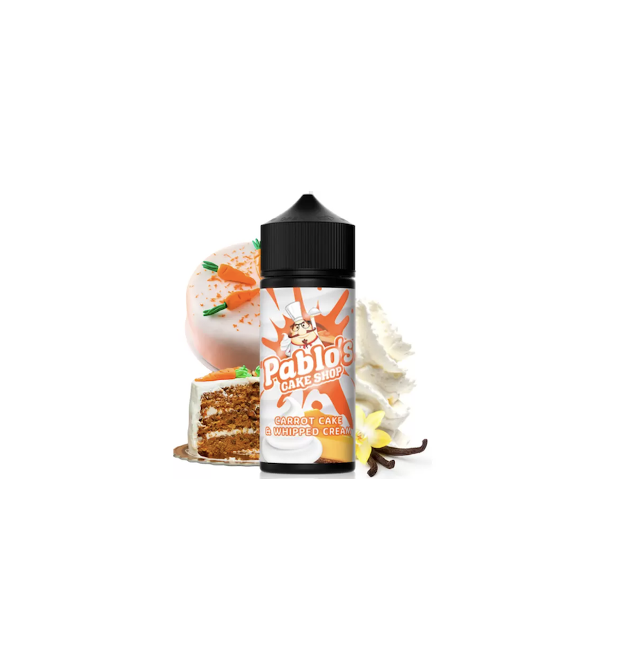 E-liquide Carrot Cake & Whipped Cream Cake Pablo's Cake Shop - 100ml