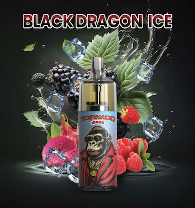 Puff Tornado 10000 Black Dragon Ice