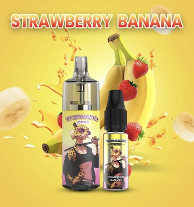 Puff Tornado 10000 Strawberry Banana