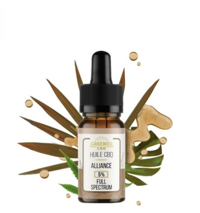 Huile CBD Alliance Full Spectrum Greeneo - 10ml