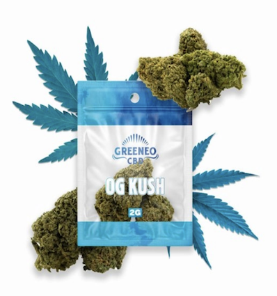 OG Kush Fleur de CBD Greeneo - 2 grammes