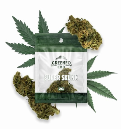 Super Skunk CBD Flower Greeneo - 2 grams