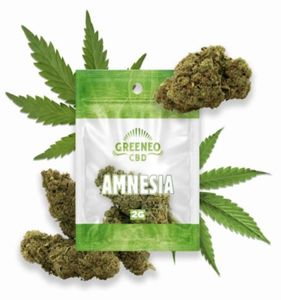 Amnesia CBD Flower Greeneo - 2 grams