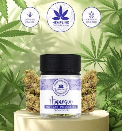 Amnesia CBD Flower Hempline - 5 grams