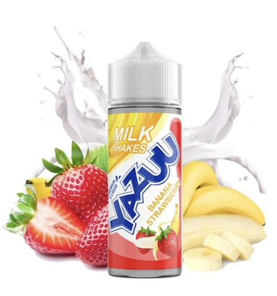 Banana Strawberry Yazuu Milkshakes VapeIQ - 100ml