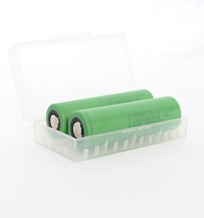 Pack of 2 18650 Sony VTC6 3000mAh Batteries + Case