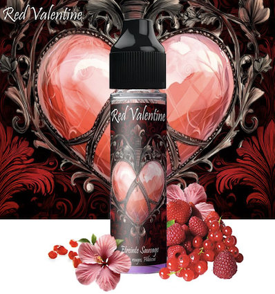 E-liquide Etreinte Sauvage Red Valentine - 50ml - baies hibiscus