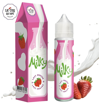 Milky Fraise Le Coq qui Vape - 50ml