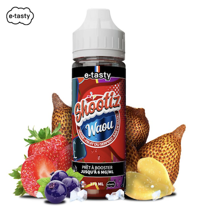 E-liquide Waou Shootiz e.Tasty - 170ml - fraise serpent maqui