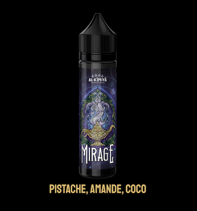 E-liquide Mirage Fantasia Al-Kimiya - 50ml - lait amande pistache