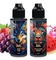 Pack Jus. Raisin Fraise + Fruit du Dragon Pastèque  - 200ml