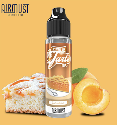 Tarte Abricot C'est pas d'la tarte Airmust - 60ml
