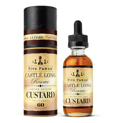 E-liquide Castle Long Reserve Custard Five Pawns - 50ml