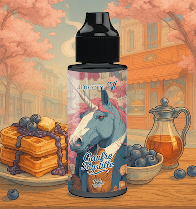 Gaufre Myrtille Unicorn Signature - 100ml