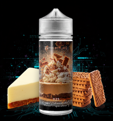 025 type: cheesecake, flavor: speculoos [.unicorn_ai] - 100ml