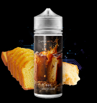 E-liquide 001 pound::cake unicorn ai - 100ml