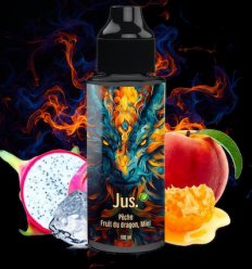 Pêche Fruit du Dragon Miel Jus. - 100ml