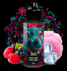 Barbe à Papa Fruits Rouges Jus. - 100ml