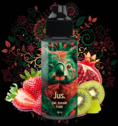Kiwi Grenade Fraise Jus. - 100ml