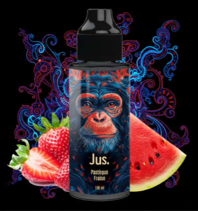 Pastèque Fraise Jus. - 100ml