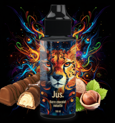 Barre Chocolat Noisette Jus. - 100ml