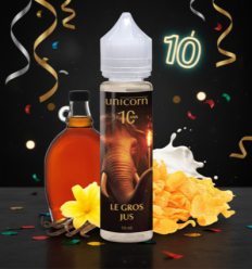 Gros Jus Edition 10 Ans Unicorn Vape - 50ml