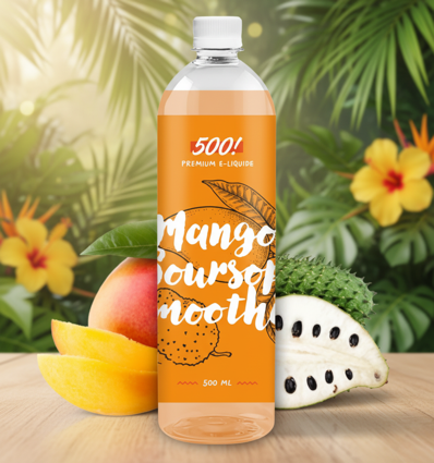 E-liquide 500! Mango Soursop Smoothie - 500ml