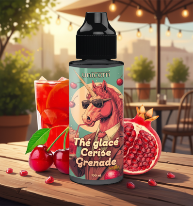 Thé Glacé Cerise Grenade Unicorn Signature - 100ml