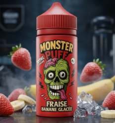 Fraise Banane Glacée Monster Puff - 200ml
