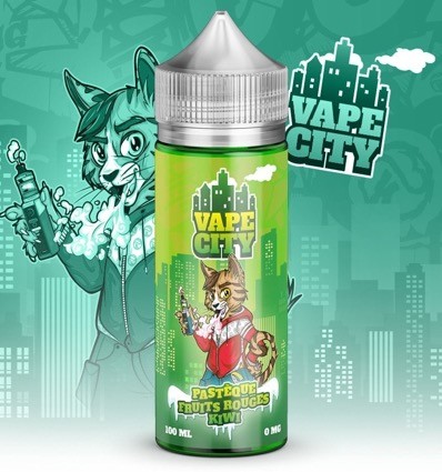 Pastèque Fruits Rouges Kiwi Vape City - 100ml