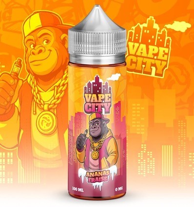 Ananas Fraise Vape City - 100ml