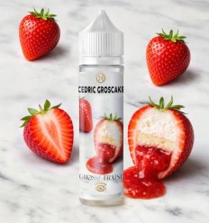 E-liquide Milky Fraise Le Coq qui Vape - 50ml - lait fraise