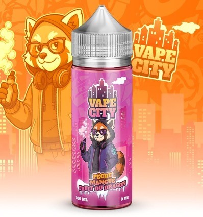 Pêche Mangue Fruit du Dragon Vape City - 100ml