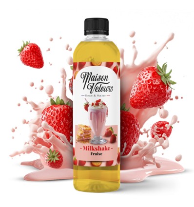 Milkshake Fraise Maison Velours - 500ml