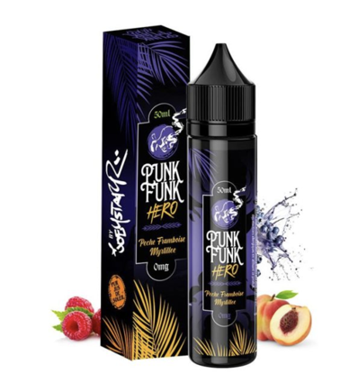 Pêche Framboise Myrtille Punk Funk Hero - 50ml