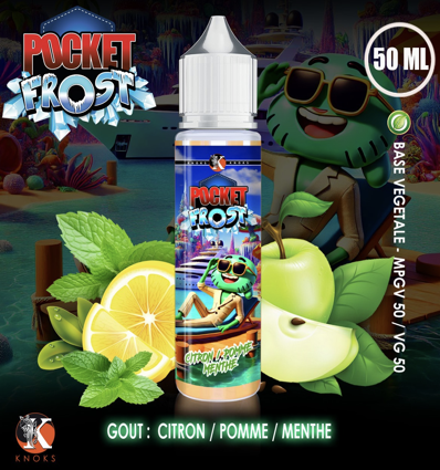 Citron Pomme Menthe Pocket Frost Knoks - 50ml