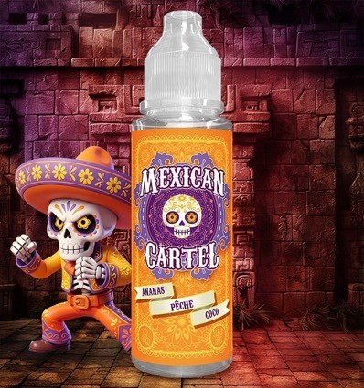 Ananas Pêche Coco Mexican Cartel - 100ml
