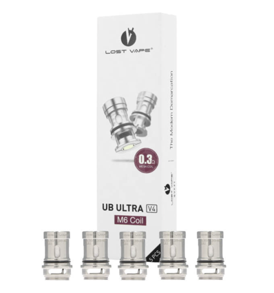 UB Ultra V4 - Lost Vape - Pack 5 résistances
