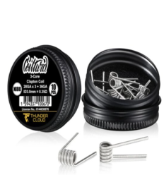3-Core Clapton Coils Ni80 28Gx3+36G 0.35 - Thunder Cloud...