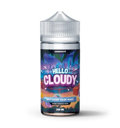 Red Light Blue Razz Hello Cloudy - 200ml