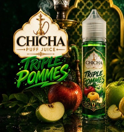 Triple Pommes Chicha Puff Juice - 50ml