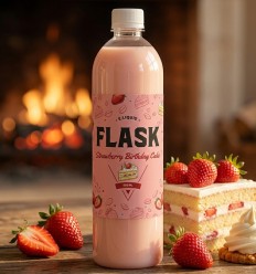 Flask - Strawberry Birthday Cake - 420ml