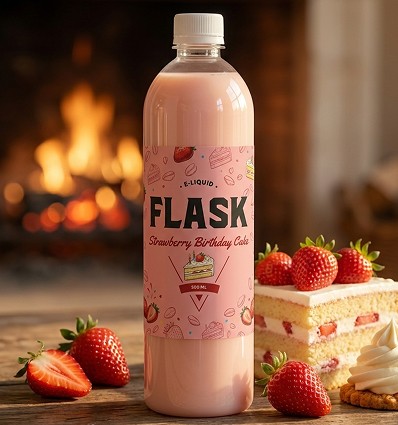 Flask - Strawberry Birthday Cake - 500ml