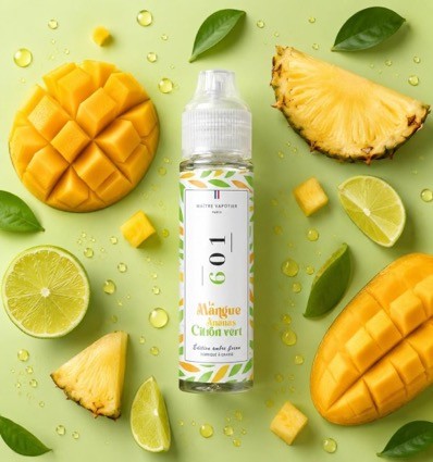 N°601 Mangue Ananas Citron Vert Maître Vapotier...