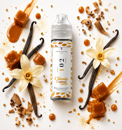 N°102 Le Classic Caramel Vanille Maître Vapotier - 50ml