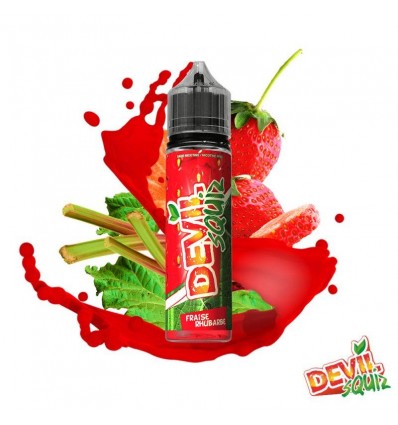 Fraise Rhubarbe Devil Squiz - 50ml