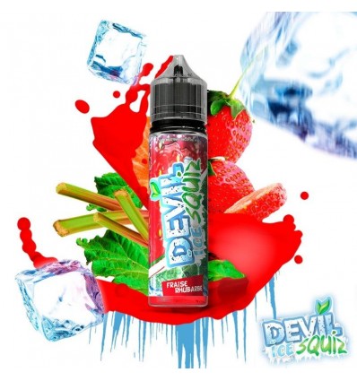 Fraise Rhubarbe ICE Devil Squiz - 50ml
