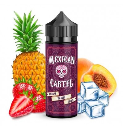 Ananas Fraise Pêche Mexican Cartel - 100ml